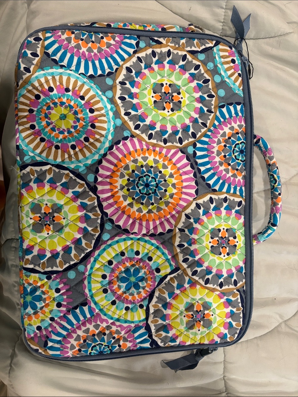 Vera Bradley Multicolor Geometric Medallion Laptop Sleeve